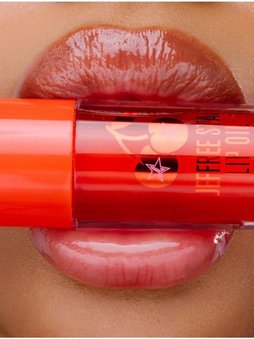 Jeffree Star Skin Cherry Red Popsicle Lip Oil Stimulates Collagen Production